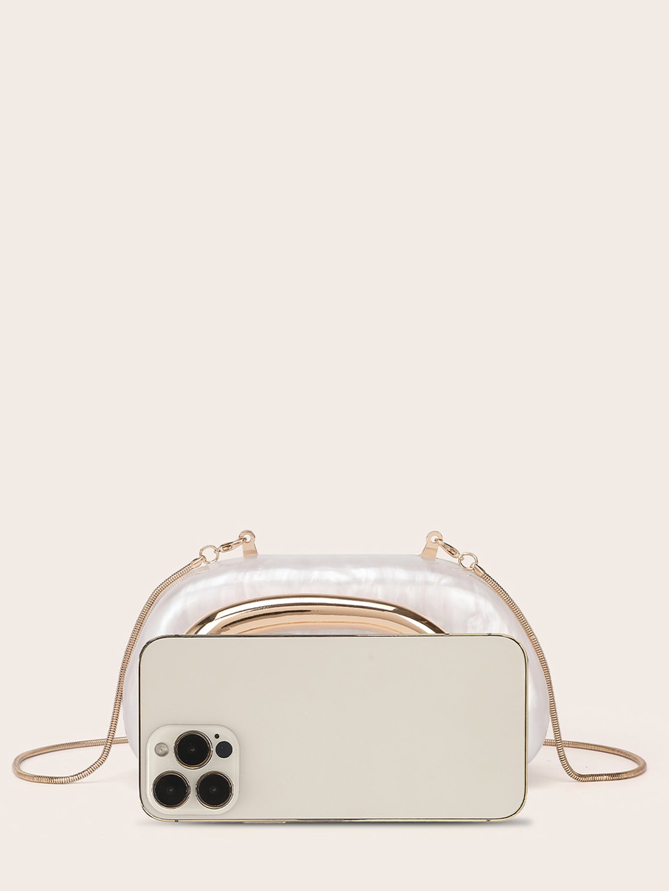 Women's Fashion Luxury Evening Metal Gold Clutch Purse Bag