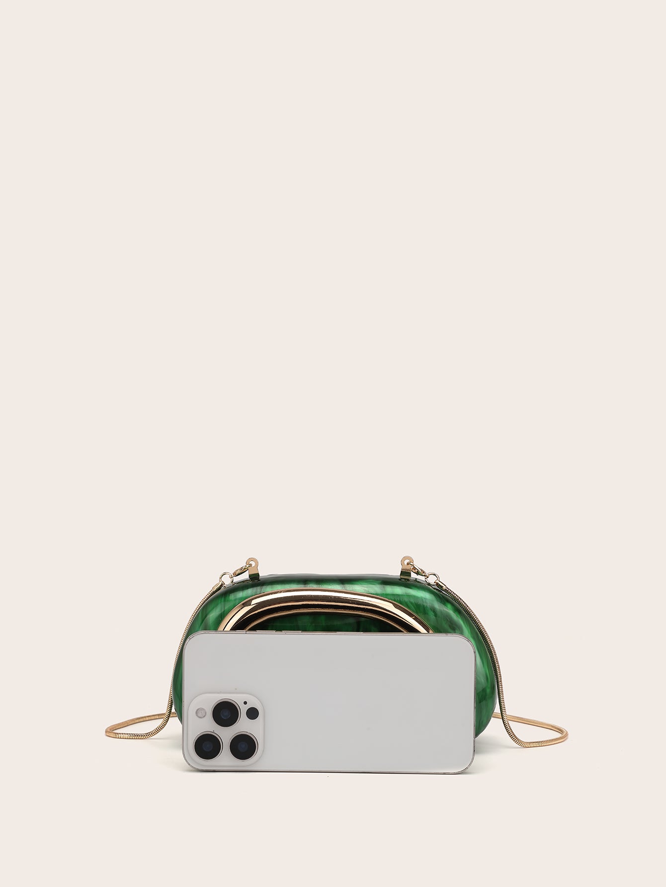 Women's Fashion Luxury Evening Metal Gold Clutch Purse Bag