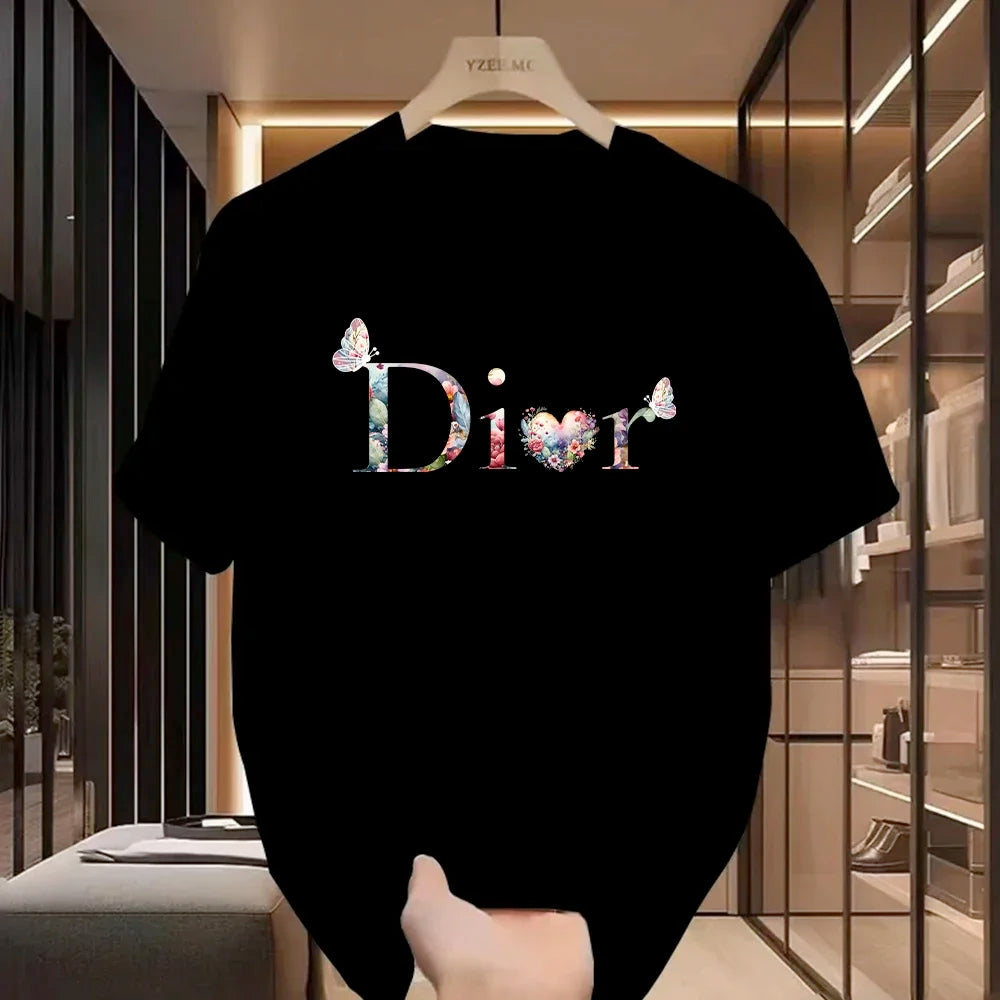 Women Casual T-Shirt Designer Ladies Luxury Tees Vintage T Shirts