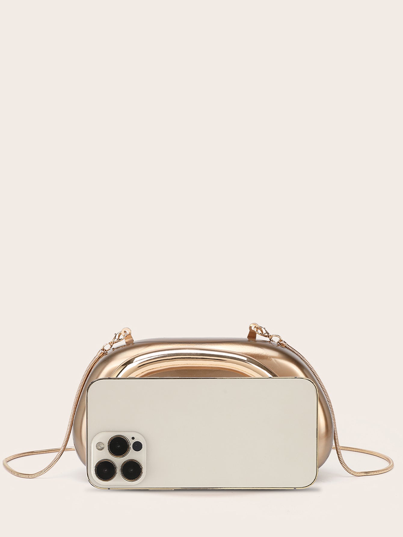 Women's Fashion Luxury Evening Metal Gold Clutch Purse Bag
