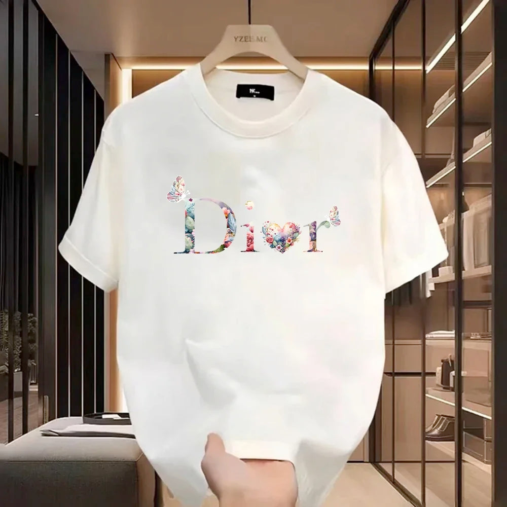 Women Casual T-Shirt Designer Ladies Luxury Tees Vintage T Shirts